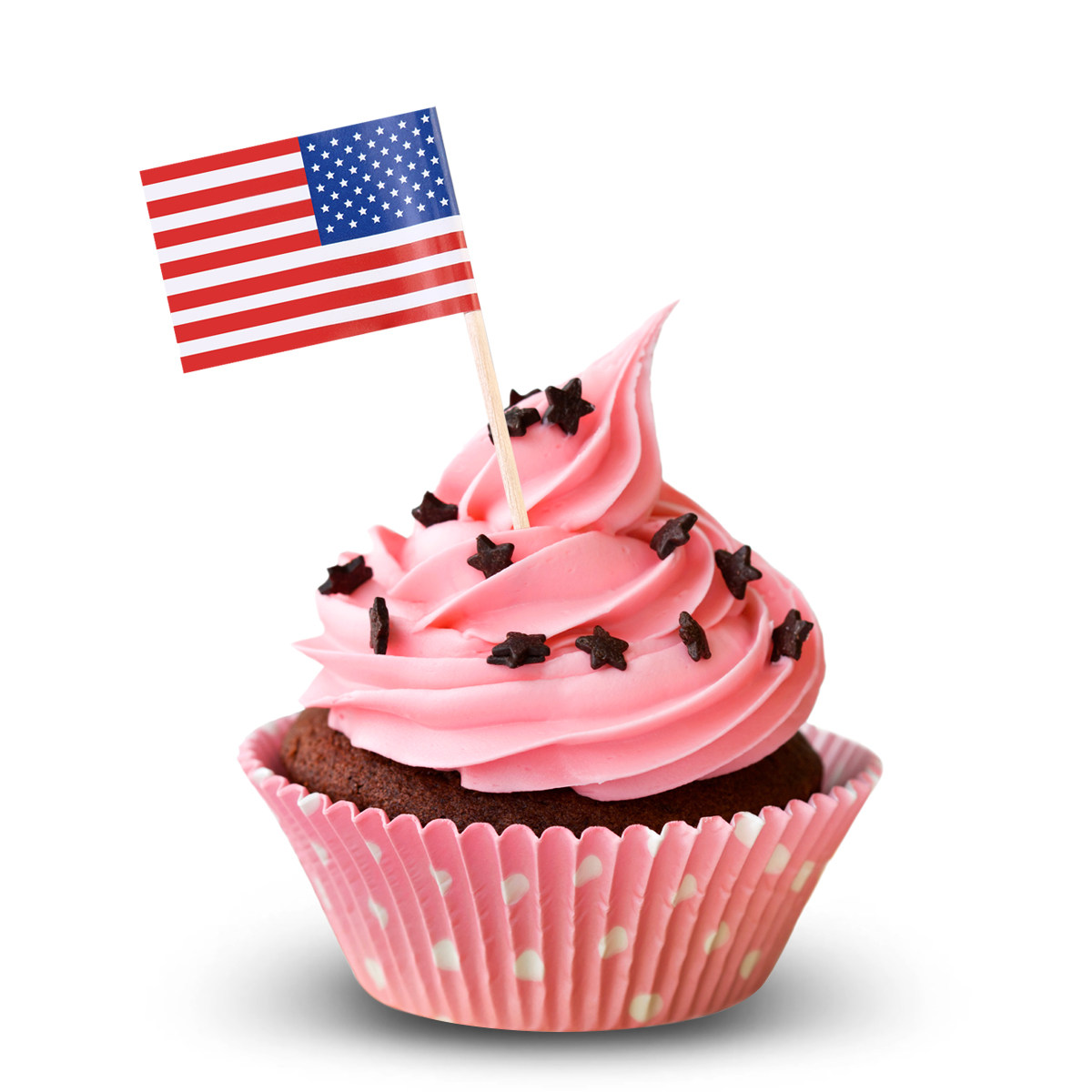 Food Snacks For Party - アメリカ国旗ピック100本セット 2.5インチ フードトゥースピック 愛国テーマ パーティー用品 アメリカ国旗デコレーション