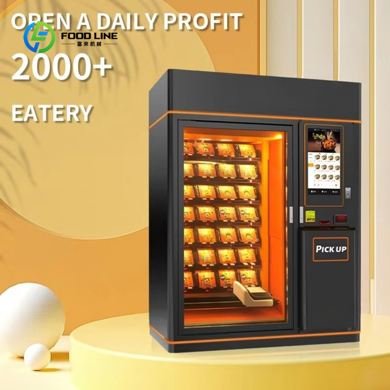Food In Snacks - カスタマイズ可能な温かい食品自動販売機、ファーストフードサンドイッチ自動販売機、スナック冷凍食品自動販売機（電子レンジ付き）