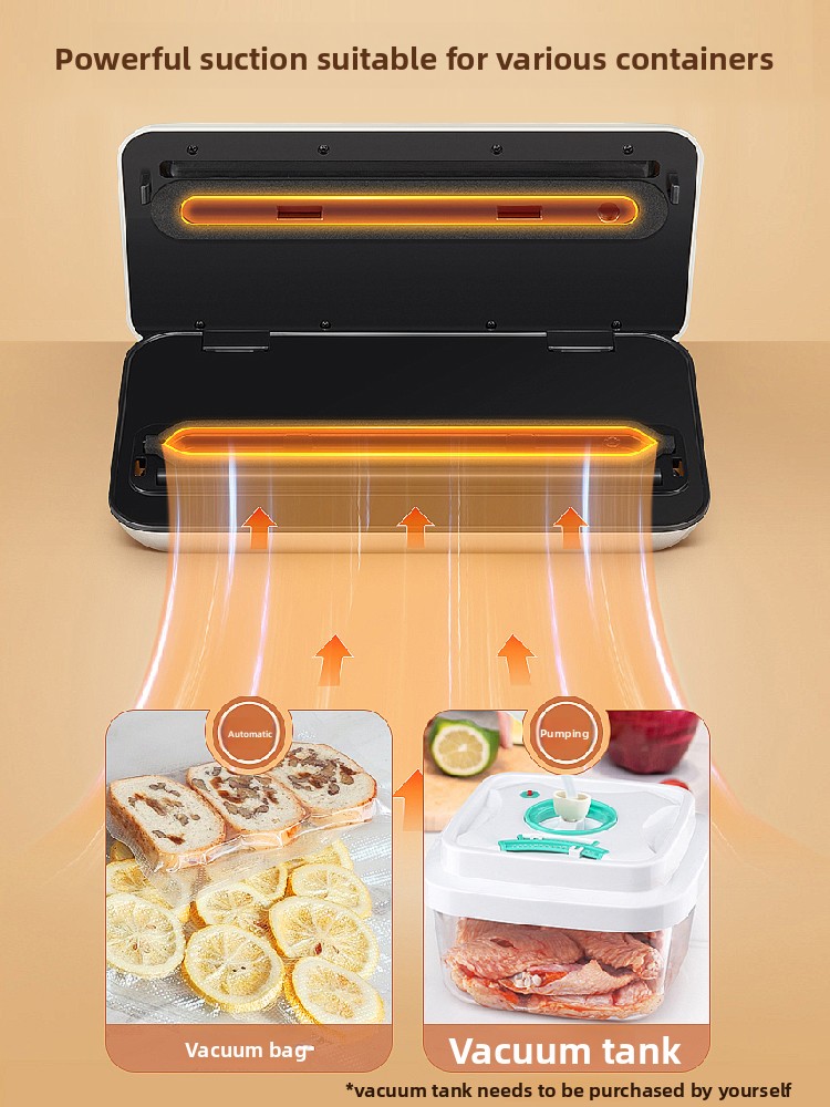 ミニ真空シーラーマシン自動家庭用食品シーリングマシン、スナッ - Food In Snacks のレビューと価格