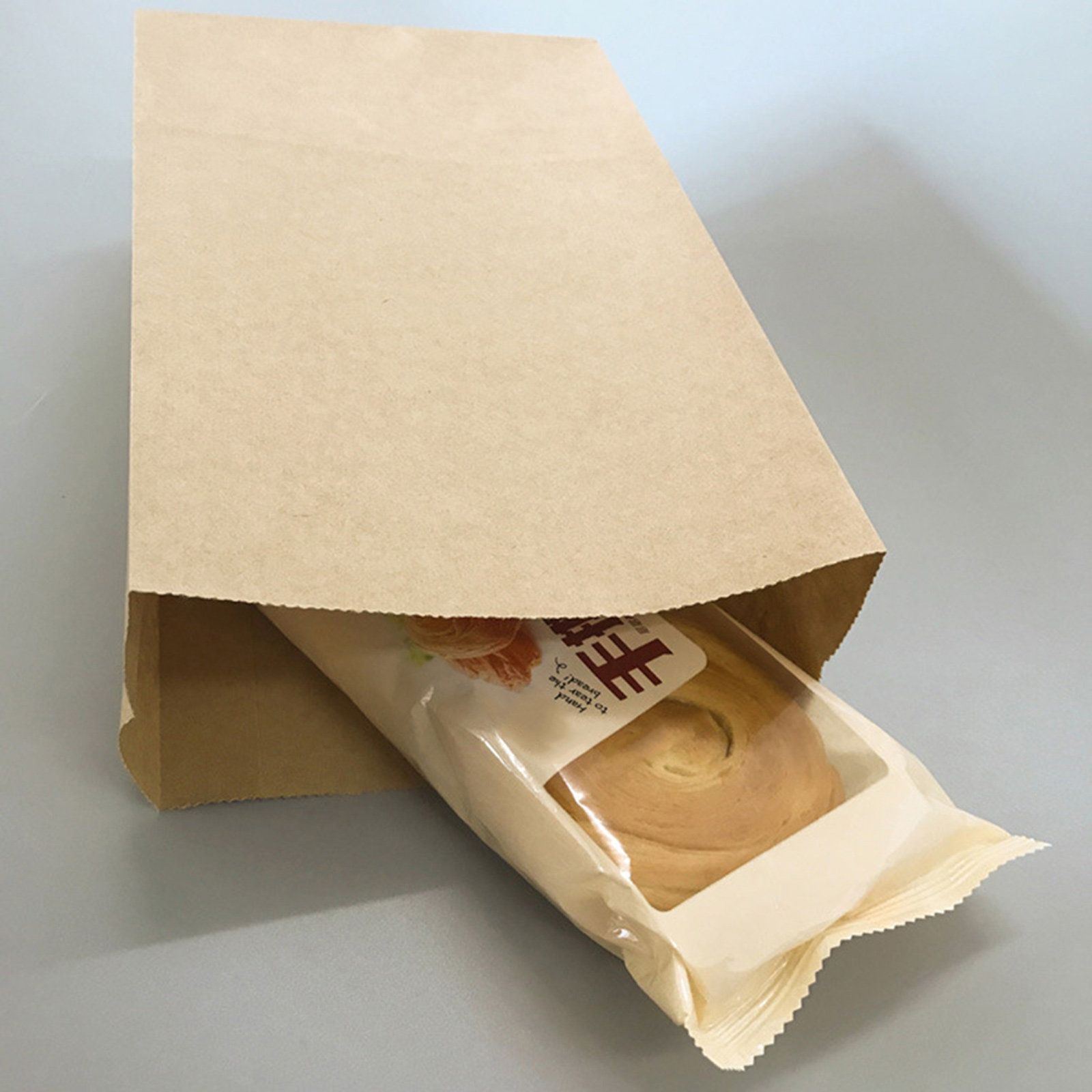 100枚入りクラフト紙食品グレード、上部が開口し底部が拡張可 - Food In Snacks のレビューと価格