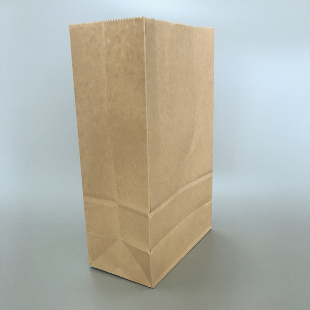 100枚入りクラフト紙食品グレード、上部が開口し底部が拡張可 - Food In Snacks のレビューと価格