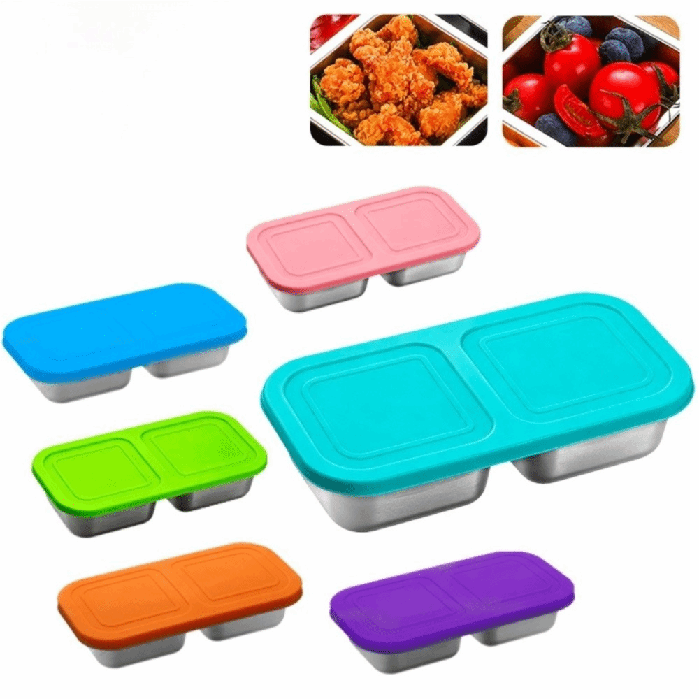 携帯用スナック容器 304ステンレススチール製 300ML容 - Food Prep Snacks のレビューと価格