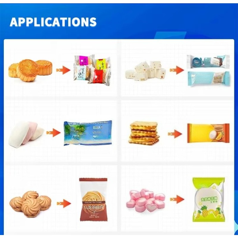 ソフト綿菓子スナック用自動枕型包装機 - 安定したシーリング - Food In Snacks のレビューと価格