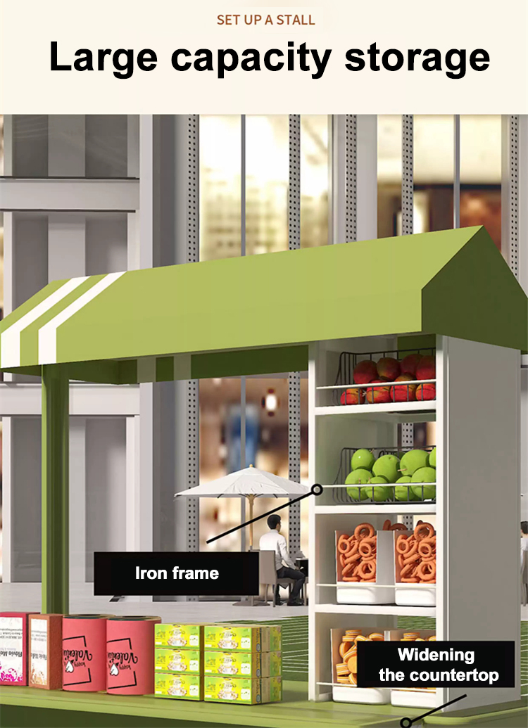 小型手押し屋台 軽食販売カート 大容量収納付き - Fast Food With Snacks のレビューと価格
