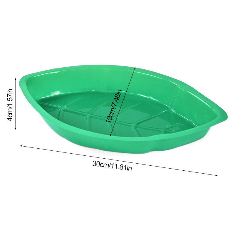 6 個グリーンヤシの葉プレートスナック食品キャンディトレイハ - Food Snacks That Are Green のレビューと価格
