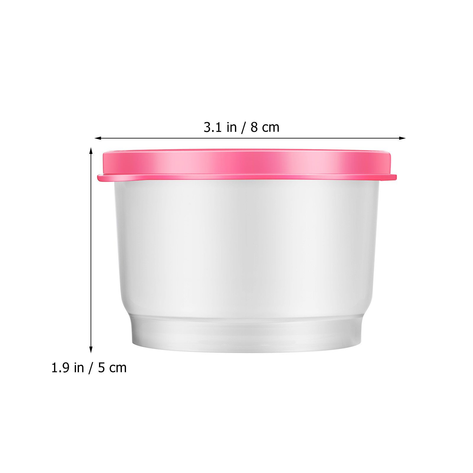 蓋付きの小型食品保存容器6個入り。再利用可能で、BPAフリー - Food Prep Snacks のレビューと価格